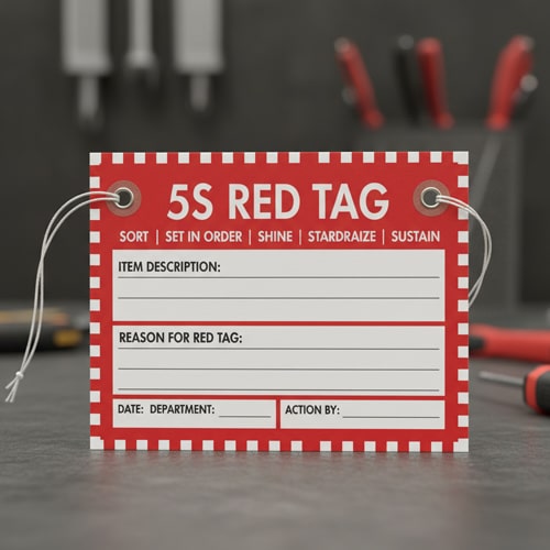 La Kamishibai Board: Audit visivo quotidiano nella Lean Production 3 red card