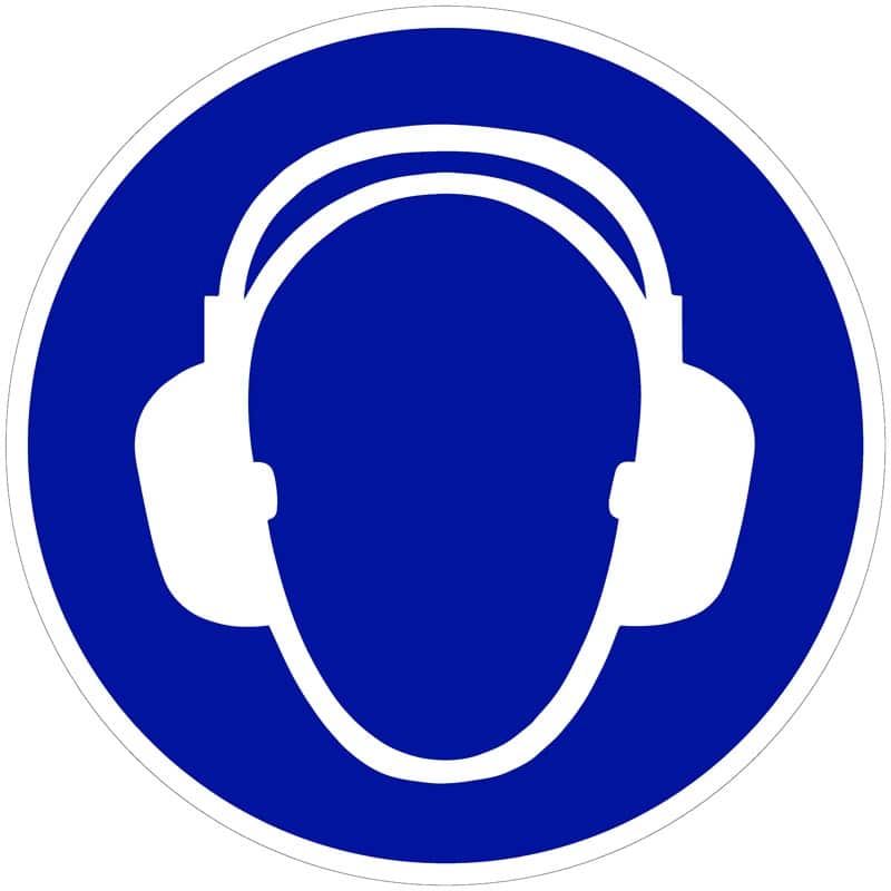 Cartelli di obbligo - Proteggere l'udito