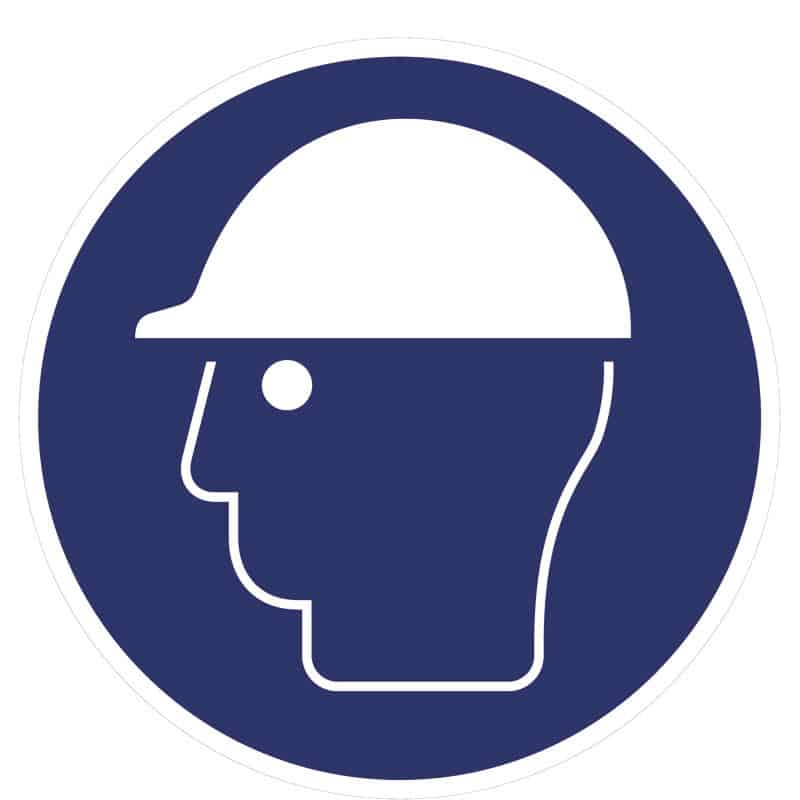 Cartelli di obbligo - Casco di protezione obbligatorio