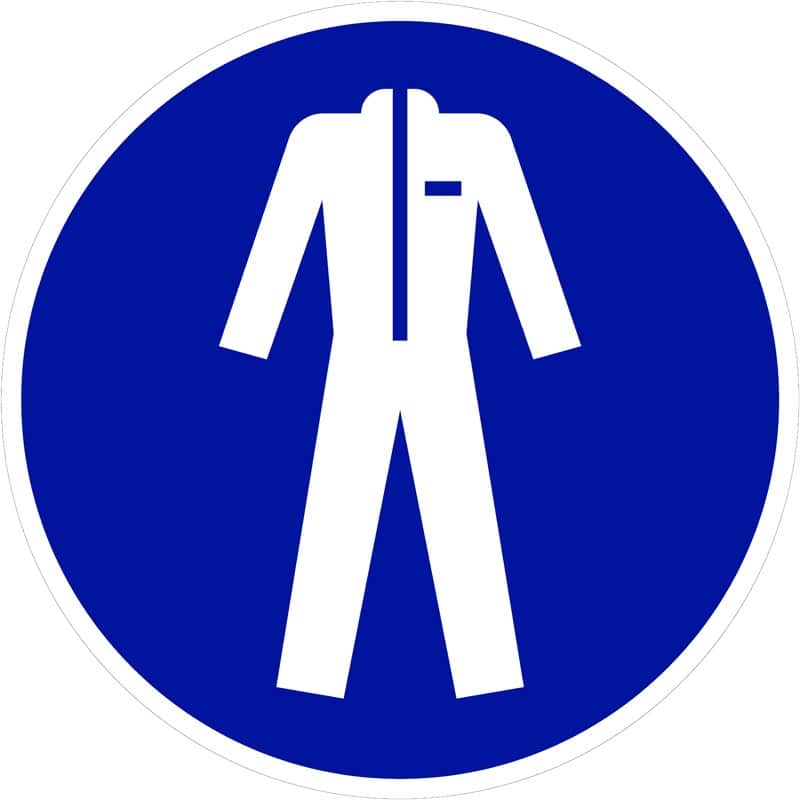 Cartelli di obbligo - Indumenti protettivi obbligatori
