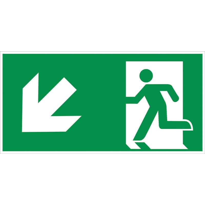 Cartelli di emergenza - Uscita di emergenza (ver. 45)
