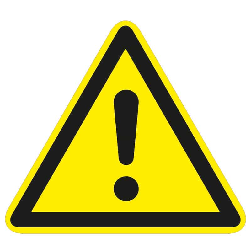 Cartelli di pericolo - Pericolo generico