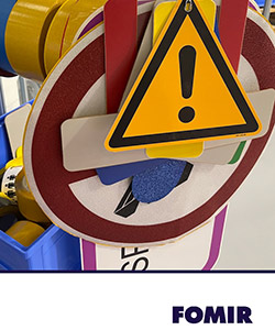 Road marking products section